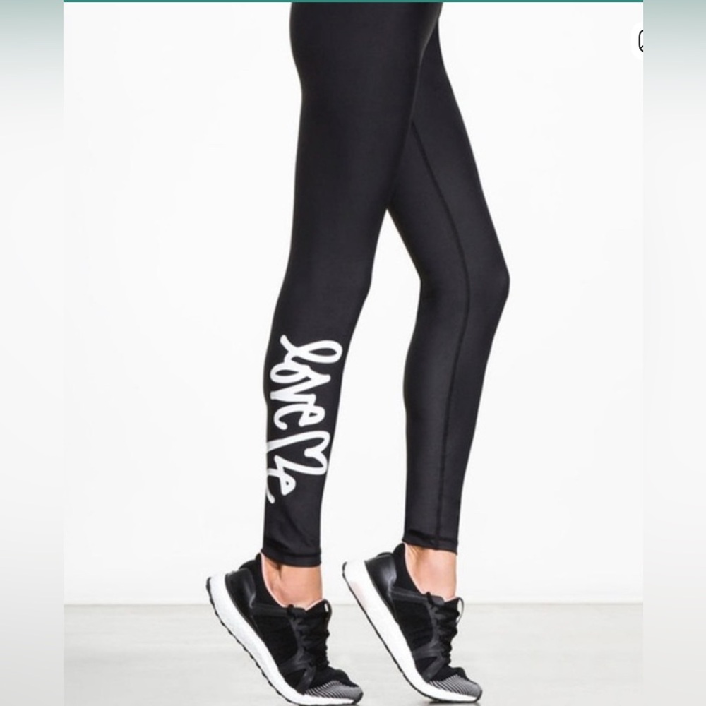 Carbon38 x Love Me by Curtis Kulig Black Leggings XS